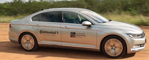 Image 1 - The automated vehicle does not only improve test results but it also subjects the test track to less wear