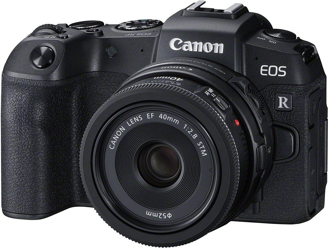 EOS RP_Rhea_FrontSlantLeft_Drop-In Filter Mount Adapter EF-EOS R_EF40mm F2.8 STM