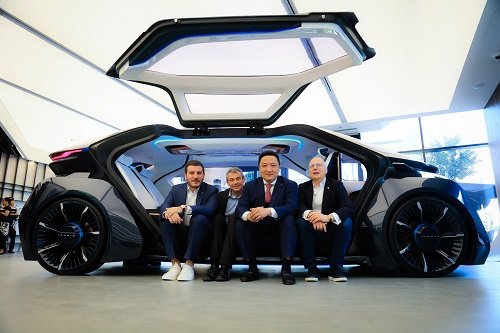 W Motors Founder & CEO with Partners