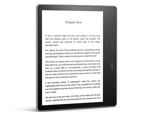 Kindle Oasis Graphite Slant