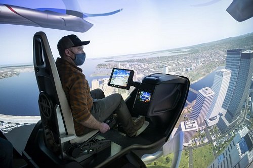 CAE VTOL desktop simulator 2